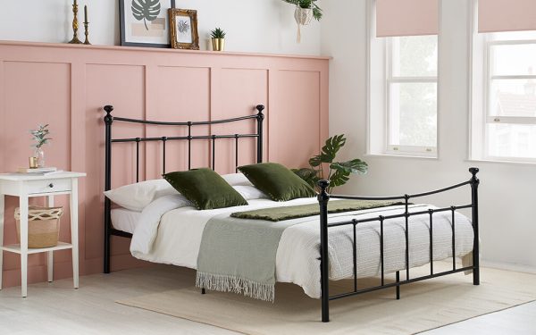 Birlea Emily Metal Bed Frame Double Black