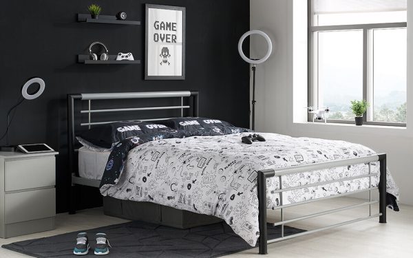 Birlea Faro Metal Bed Frame Small Double