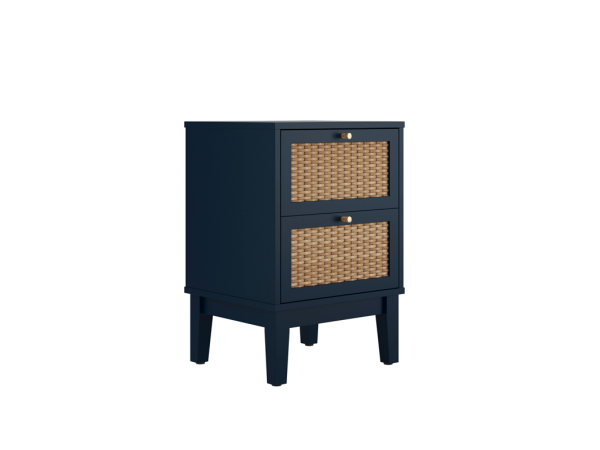 LPD Furniture Bordeaux Bedside Bordeaux Blue Bedside Chest