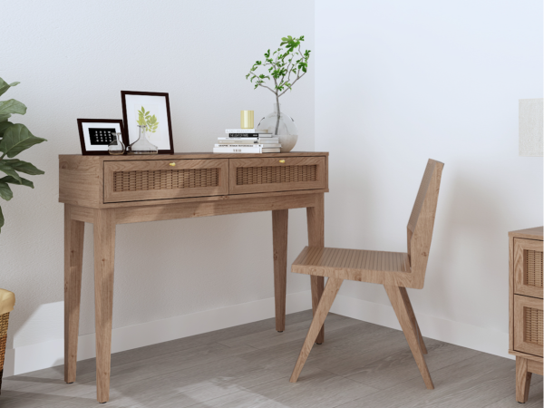 LPD Furniture Bordeaux Dressing Table Oak Dressing Table