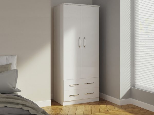 Ferrara 2 Door 2 Drawer Wardrobe