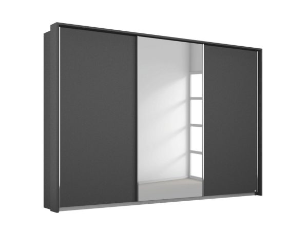 Lorenzo 3 Door Slider Wardrobe with 1 Mirror