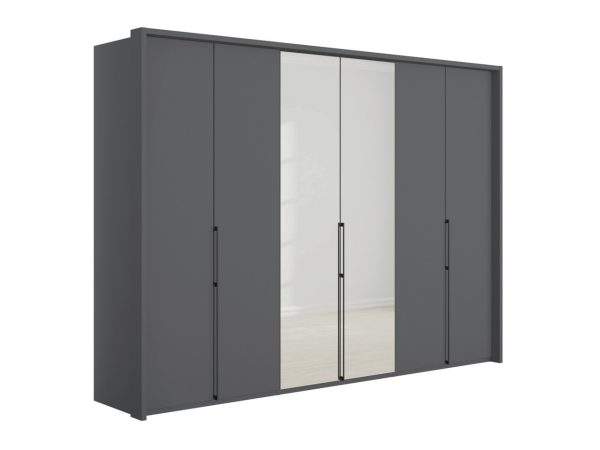 Emden 6 Door 2 Mirror Hinged Wardrobe