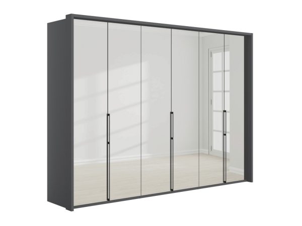 Emden 6 Door 6 Mirror Hinged Wardrobe