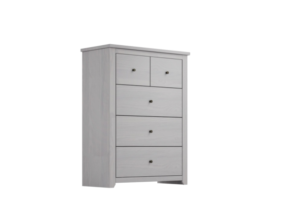 LPD Furniture Havana 3 plus 2 Drawer Grey Drawer Chest