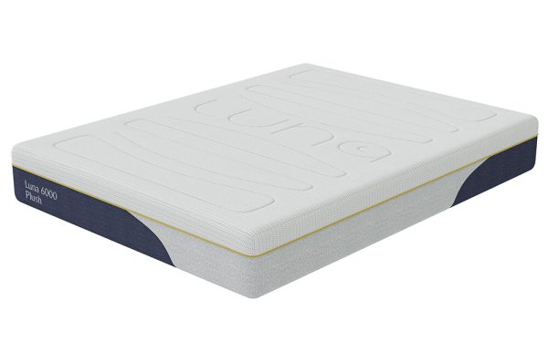 Luna 6000 Plush Gel Memory Pocket Hybrid Mattress Single