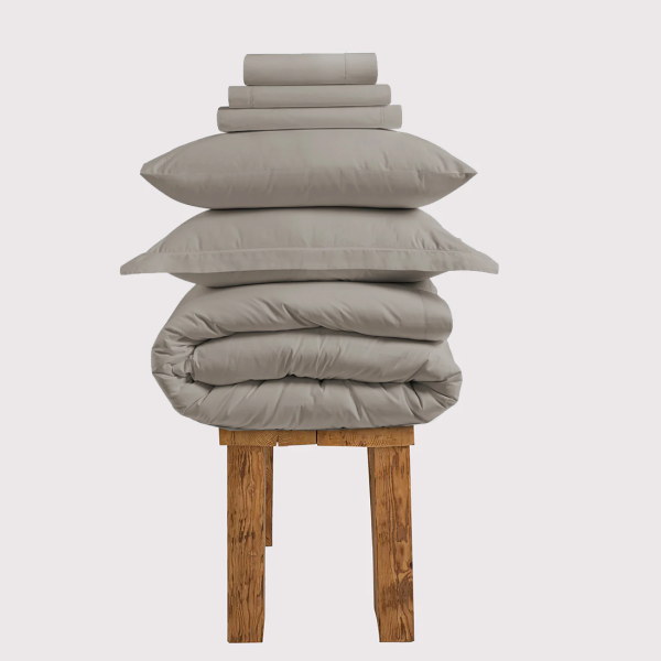 Percale Brookshire Bedding Set Simply Taupe Super King Simply Taupe