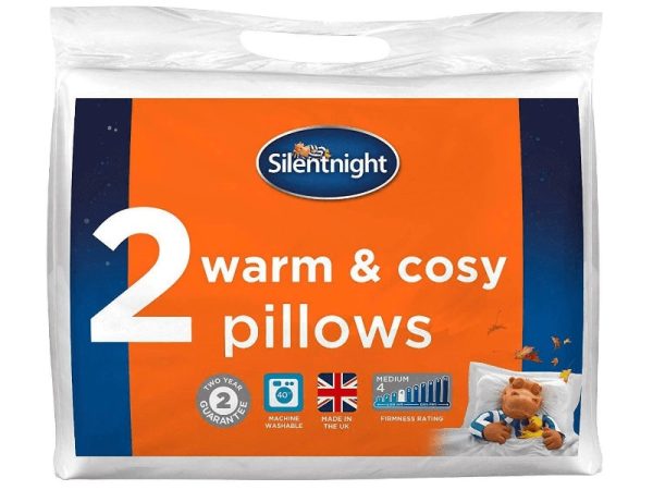 Silentnight Warm And Cosy Pillow 2 Pack Pillow