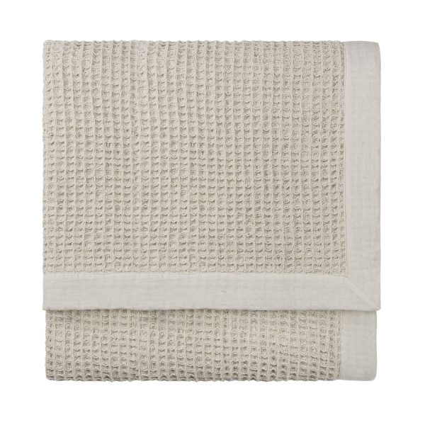 Cotton Waffle Throw Stone