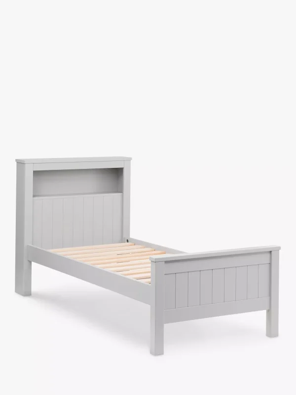 Julian Bowen Maine Bookcase Bed Frame Single Grey