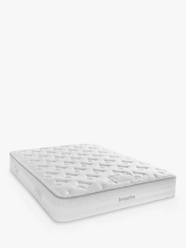 John Lewis Breathe 3800 Pocket Spring Box Top Mattress Medium Tension King Size