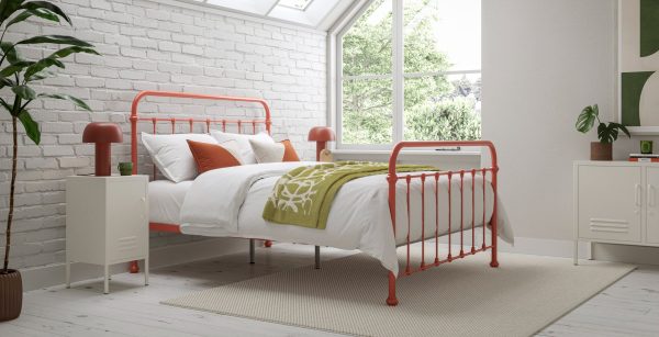 Oliver Bed Rust King