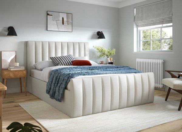 Davies Ottoman Bed Frame   60 Super King   Grey