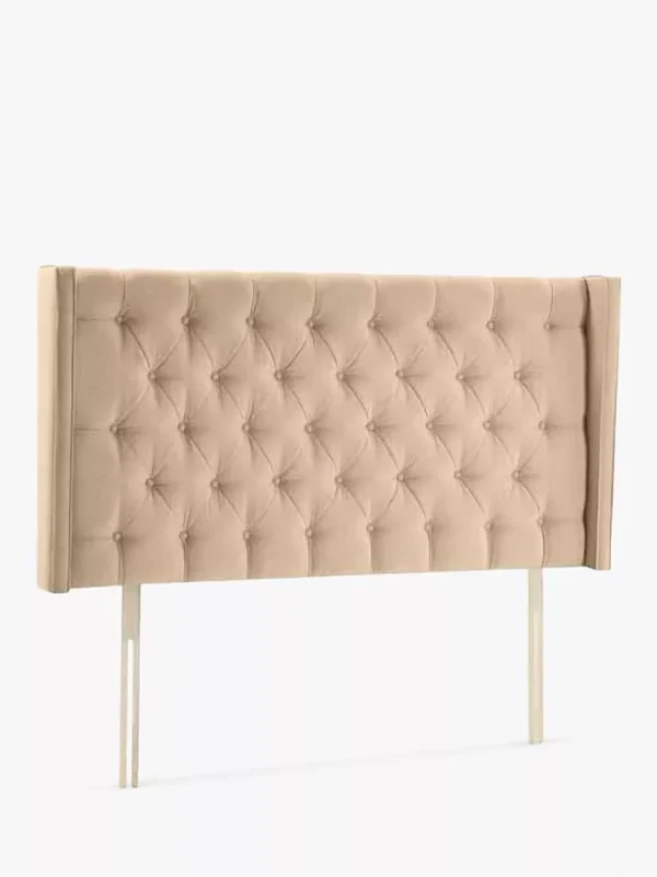 John Lewis Harlow Strutted Upholstered Headboard King Size