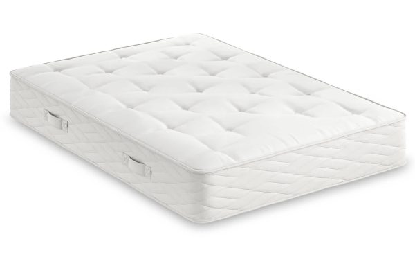 MS Collection 1700 Pocket Spring Medium Lambswool Mattress 3FT White White