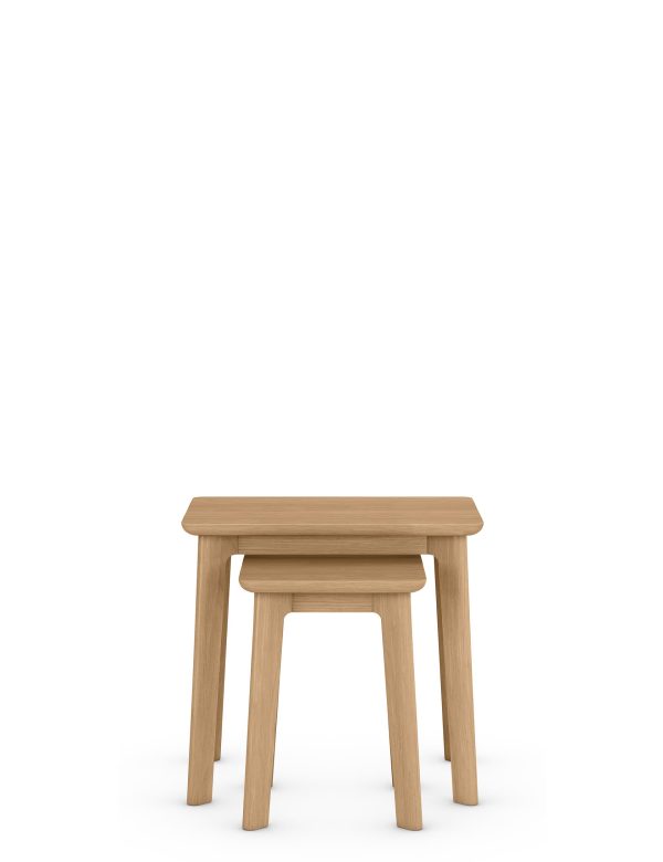 MS Collection Nord Nest of Tables Oak Oak