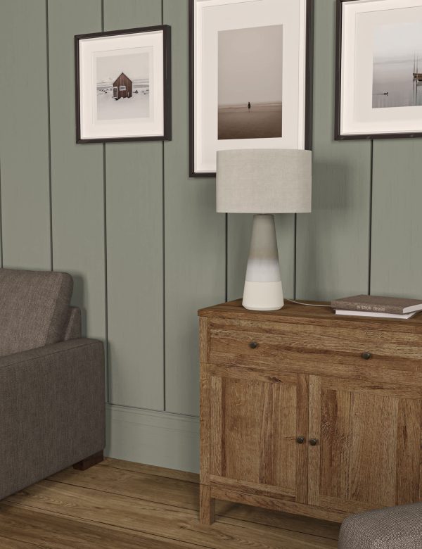 MS Collection Orla Ceramic Table Lamp Blue Mix Blue Mix