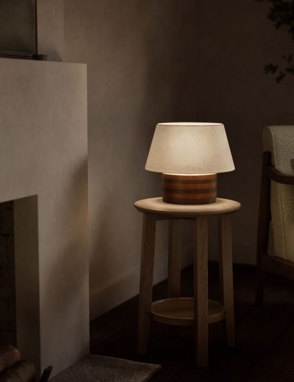 MS Collection Marlowe Table Lamp Natural Natural