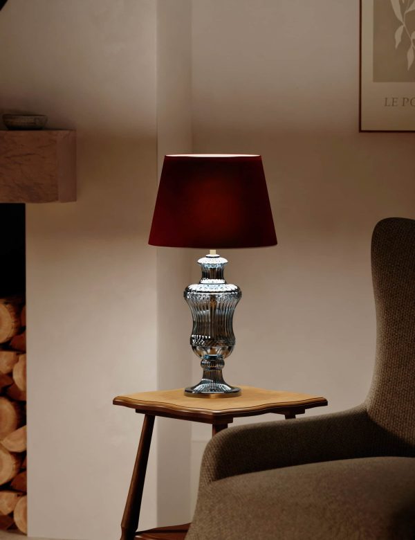 MS Collection Loretta Table Lamp Navy Green MixNavy