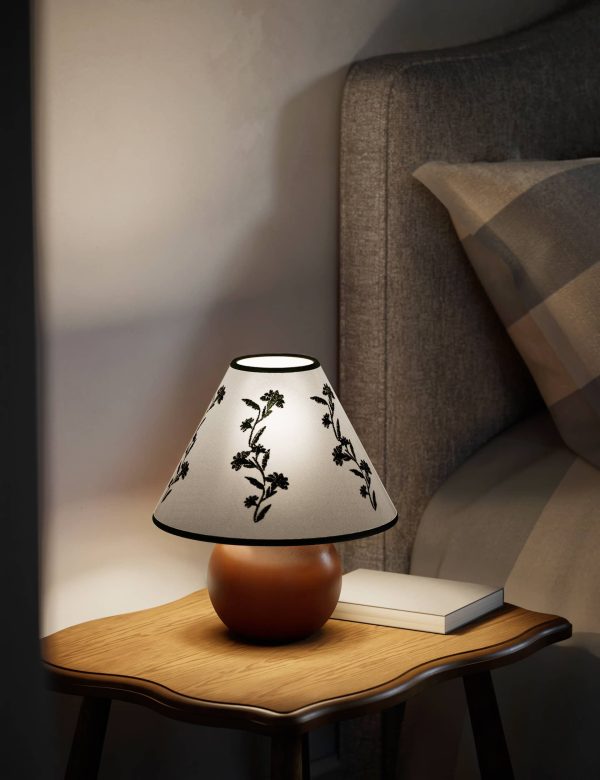 MS Collection Betty Table Lamp Natural Natural