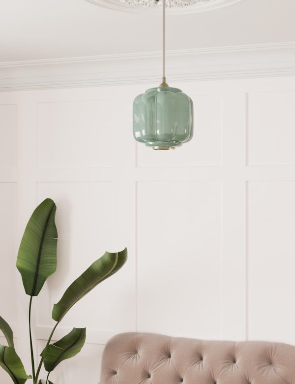 MS Collection Agnes Pendant Light   Green Green