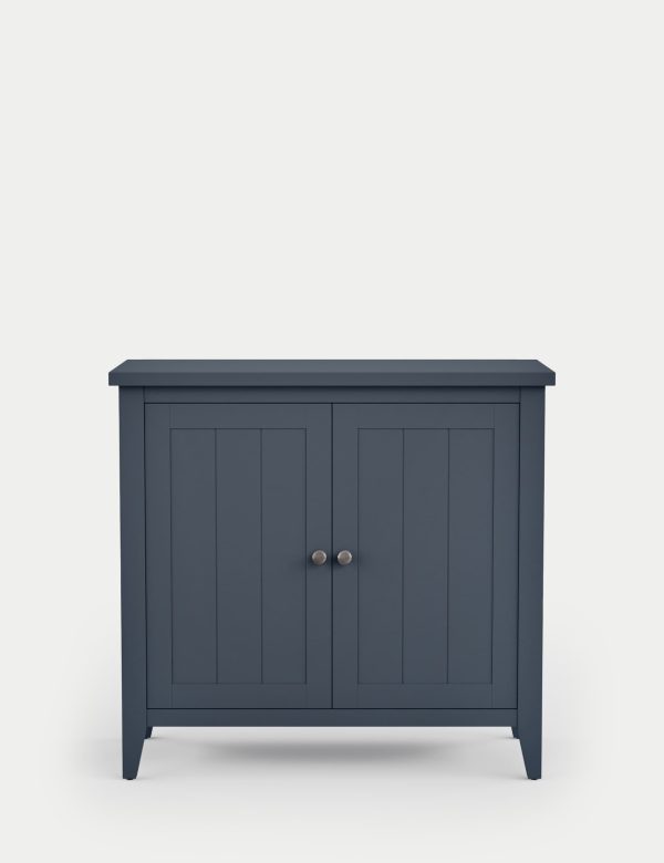 MS Collection Sandbanks Compact Sideboard Slate Blue Slate BlueNeutral