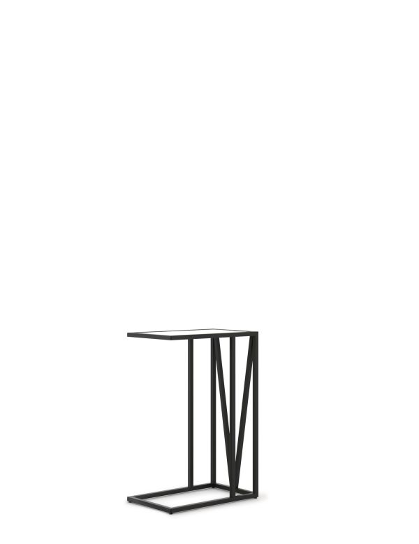 MS Collection Milan C Side Table Black Black