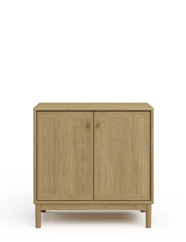 MS Collection Newark Small Sideboard Oak Oak