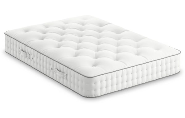 MS Collection 1000 Pocket Spring Medium Mattress 4FT6 White White