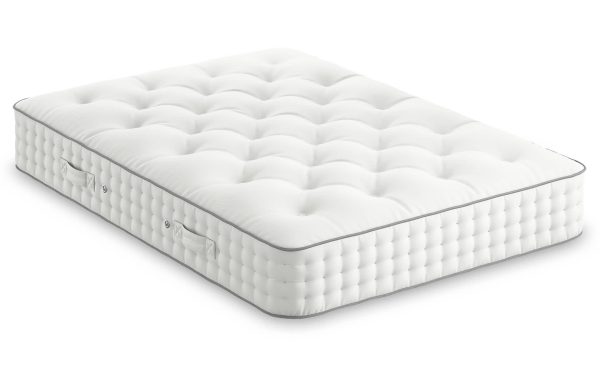 MS Collection 1500 Pocket Spring Medium Mattress 6FT White White