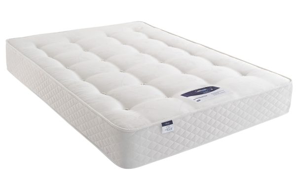 Silentnight Comfort Miracoil Open Spring Mattress 6FT White White