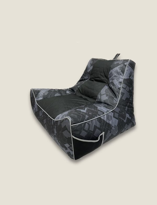 Kaikoo Gaming Chair Beanbag Black Mix Black Mix