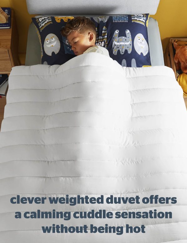 Silentnight Healthy Growth Calming Duvet SGL White White