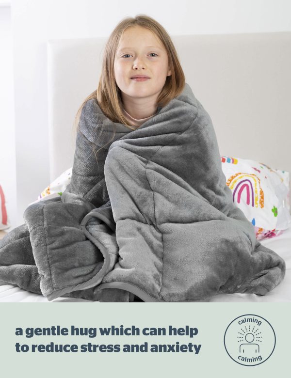 Silentnight Wellbeing Kids Weighted Blanket Charcoal Charcoal