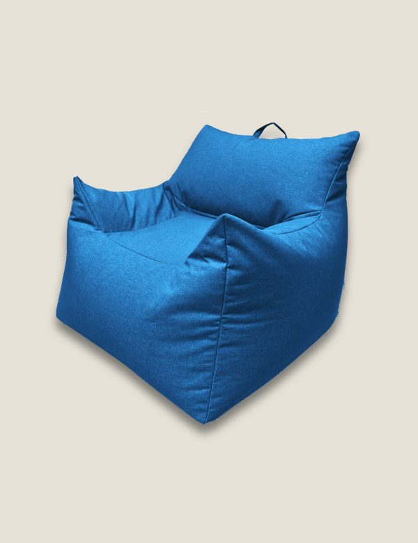 Kaikoo Brushed Chair Beanbag Dark Blue Dark Blue