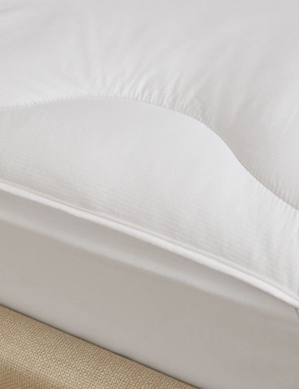 MS Collection Simply Soft Mattress Enhancer 5FT White White