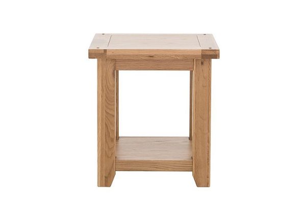 Furnitureland California Solid Oak Lamp Table