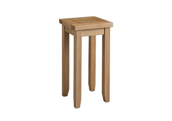 Furnitureland California Solid Oak Small Lamp Table