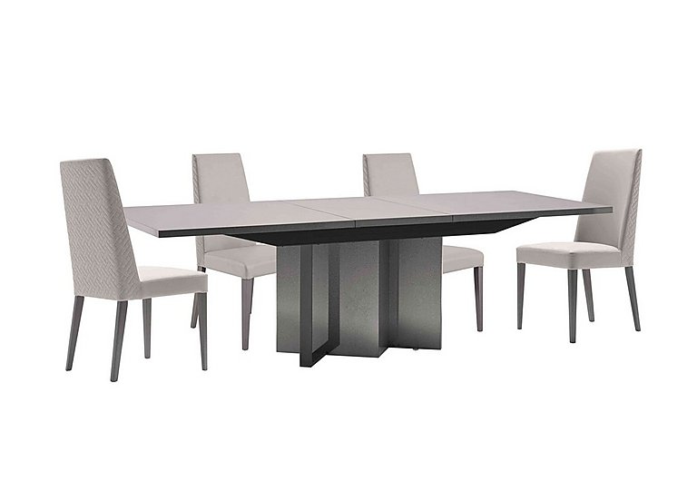 ALF Cristina Large Extending Dining Table and 4 Chairs Set