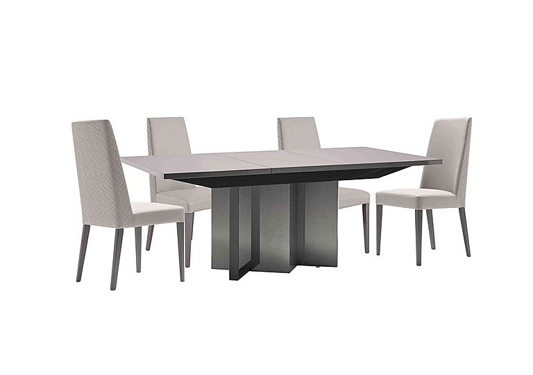 ALF Cristina Small Extending Dining Table and 4 Chairs Set