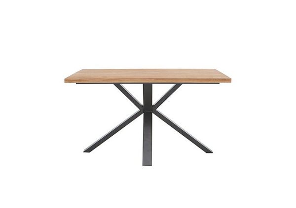 Earth Oak Compact Dining Table with Star Base