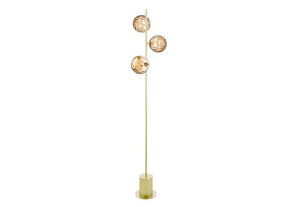 Gold Dimple Floor Lamp