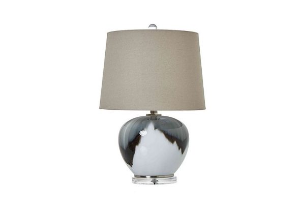 Grey Shadows Small Table Lamp