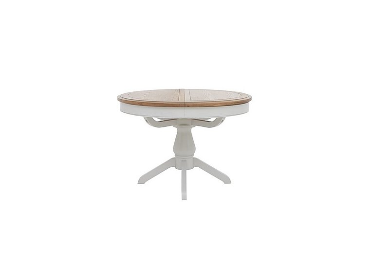 Furnitureland Hamilton Round Extending Dining Table