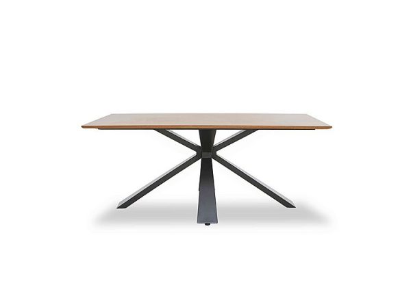 Hanoi Fixed Dining Table with Metal Base