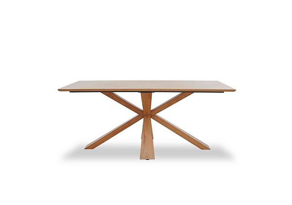 Hanoi Fixed Dining Table with Wooden Base