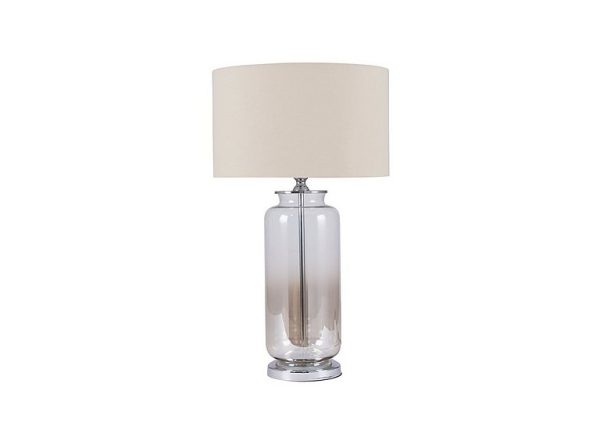 Lustre Ombre Glass Table Lamp Clear