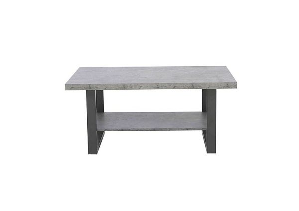 Moon Coffee Table with Shelf