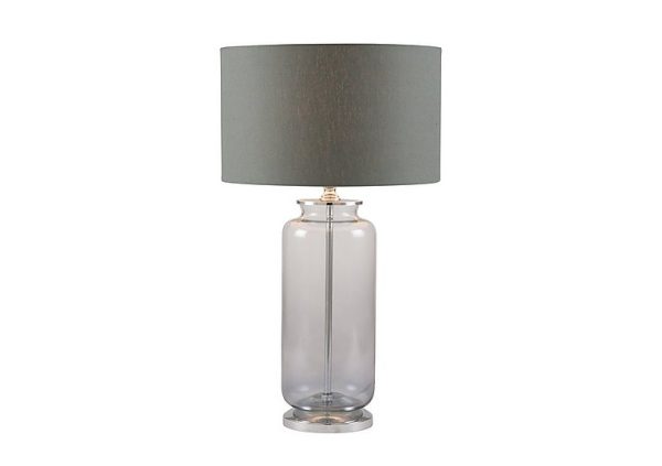 Grey Ombre Glass Table Lamp