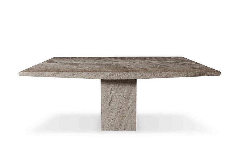 Stone International Rome Rectangular Dining Table with Boat Edges